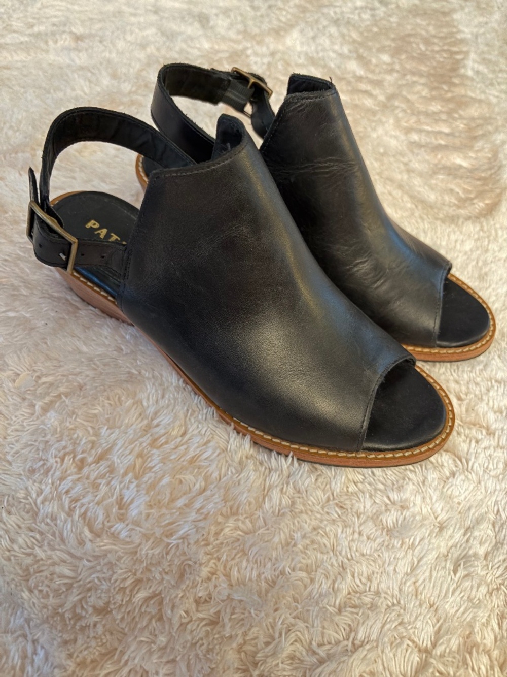 Slingback Open-toe Mule